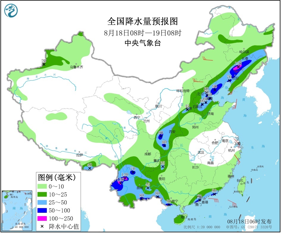 南海热带低压将发展为台风 云南东北等地有强降雨