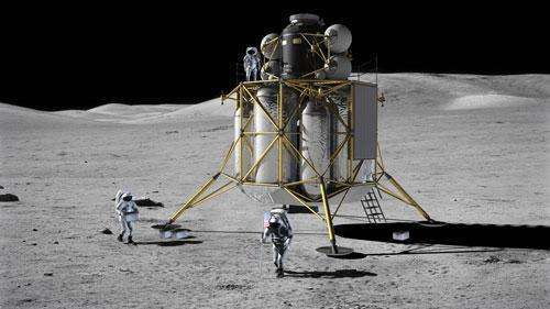 美国载人登月飞船模型曝光,或于2024年再次登月