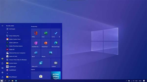 Windows10 20H2开发测试已完善,全新开始菜单上线