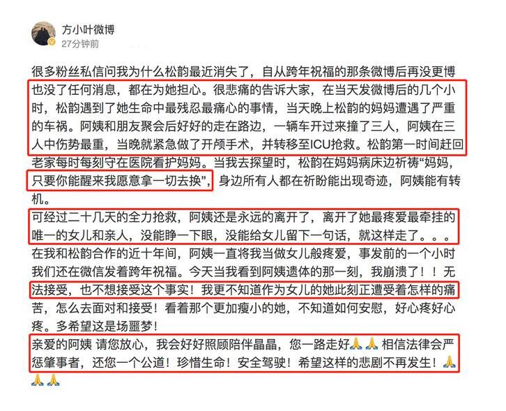 谭松韵现身妈妈被撞案庭审：面无表情，情绪还算比较稳定 