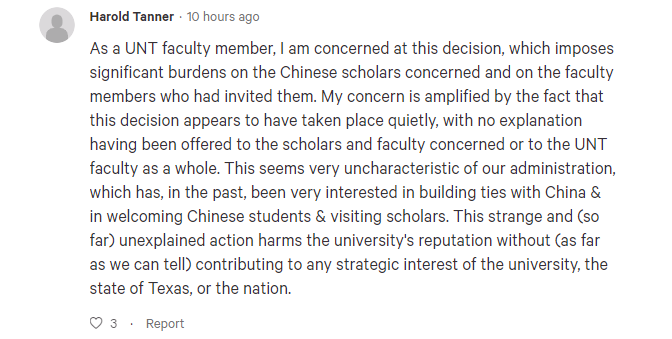 美国一大学突然驱逐所有中国公派留学生 限1个月离境