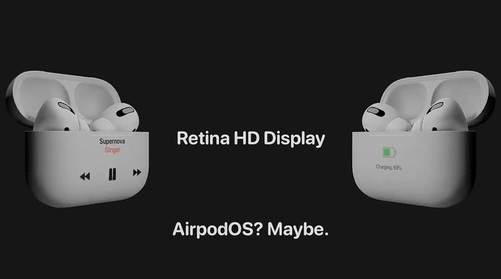 AirPods Pro 2概念图曝光,Retina HD屏幕或是最大亮点