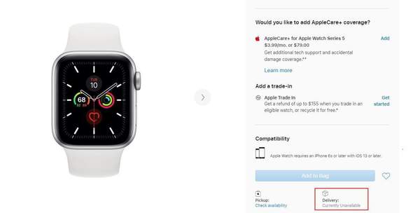 第五代Apple Watch全球下架,暗示新品今晚发布