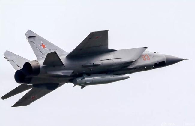 △俄罗斯米格-31战斗机（图片来源：俄新社）