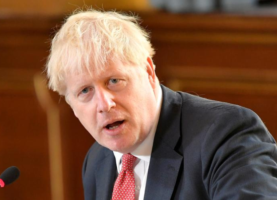 英国首相约翰逊。（图源：路透社）