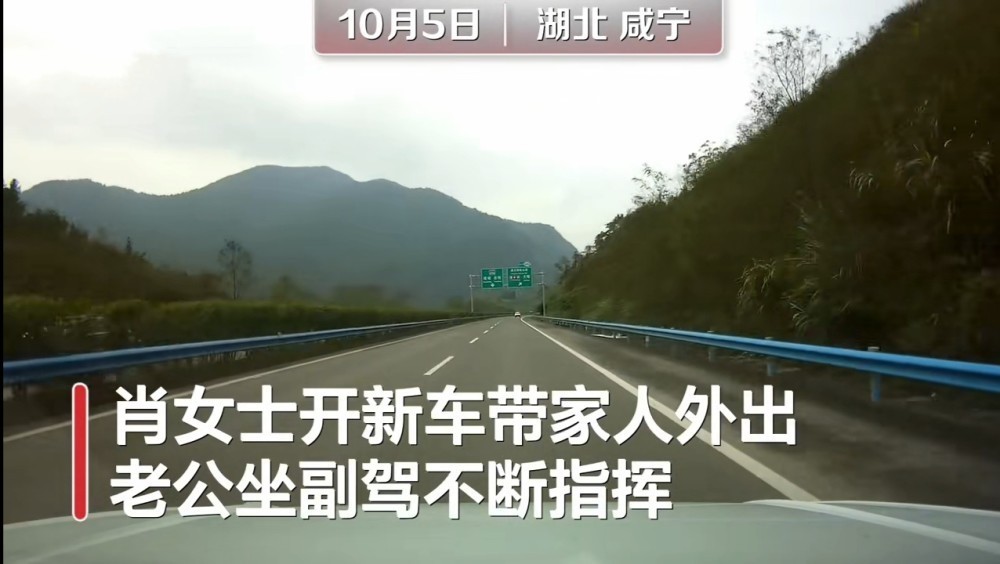 深有体会!老公太话唠女子分神撞上护栏,网友:不开车就闭嘴