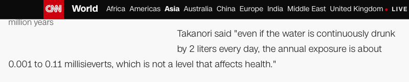 国际组织警告：如果福岛百万吨核污水入海 将污染环境或损害人类DNA