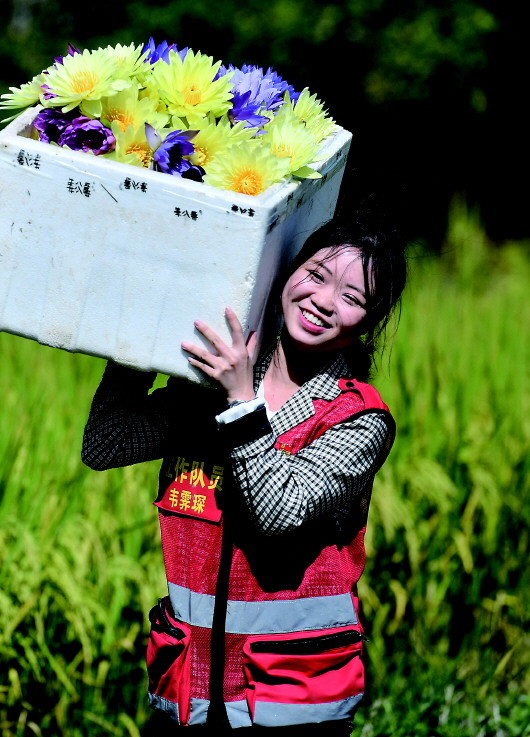 “花经济”如何“盘活”一个小山村
