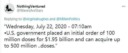 美国新冠疫苗重大好消息宣布后 一个奇怪的事出现了
