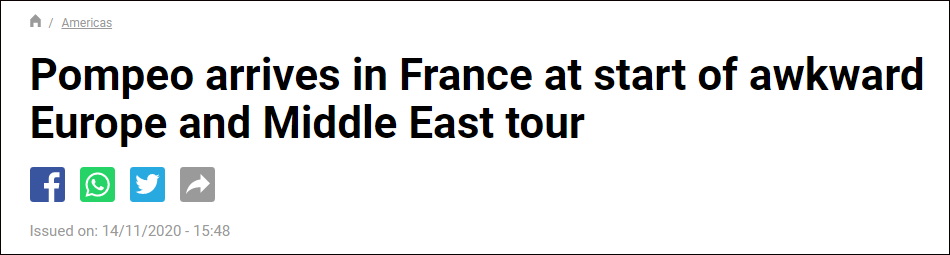法媒“France 24”报道截图