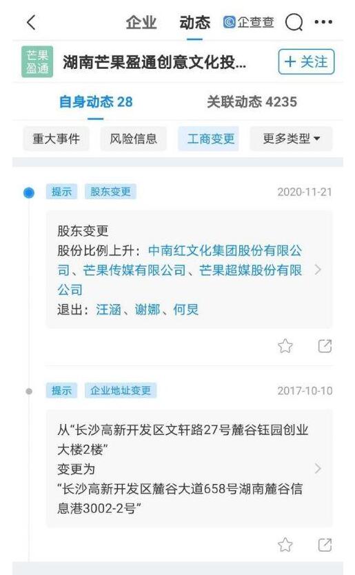 汪涵何炅谢娜退出芒果关联公司，具体是啥情况？
