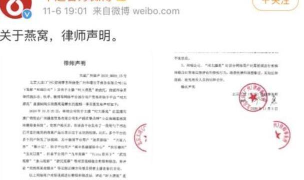 李佳琦回应直播带货新规 辛巴就燕窝事件道歉:退一赔三