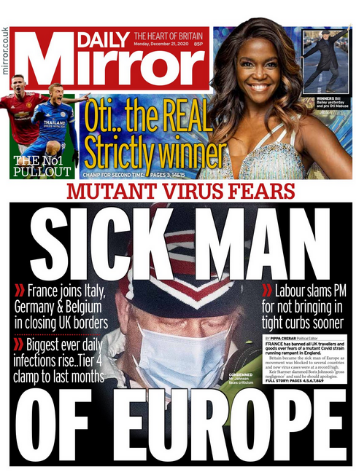 被30多国限制交通,英媒体对自己真狠,连"欧洲病夫"都用上了！