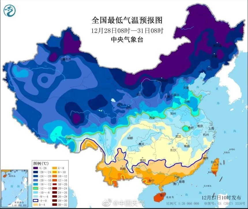 今冬以来最强寒潮来了!寒潮橙色预警:局地降温超16度