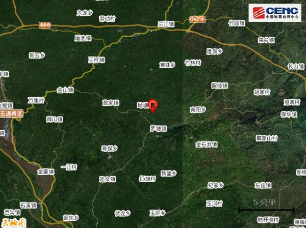 【最新】四川乐山市犍为县发生4.2级地震，震源深度13千米