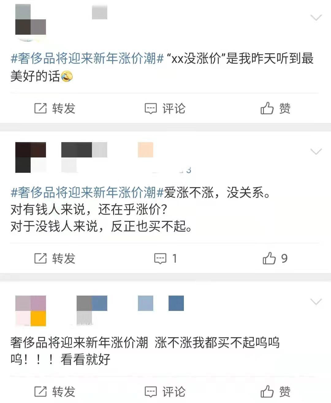 “XX品牌没涨价”是新年最美好的话？奢侈品将迎来新年涨价潮