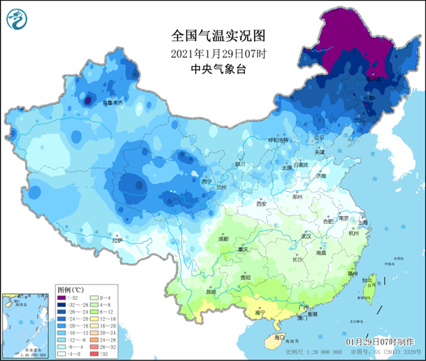 -46.1℃！东北局地气温创今冬新低 极涡“出圈”感受北极冷