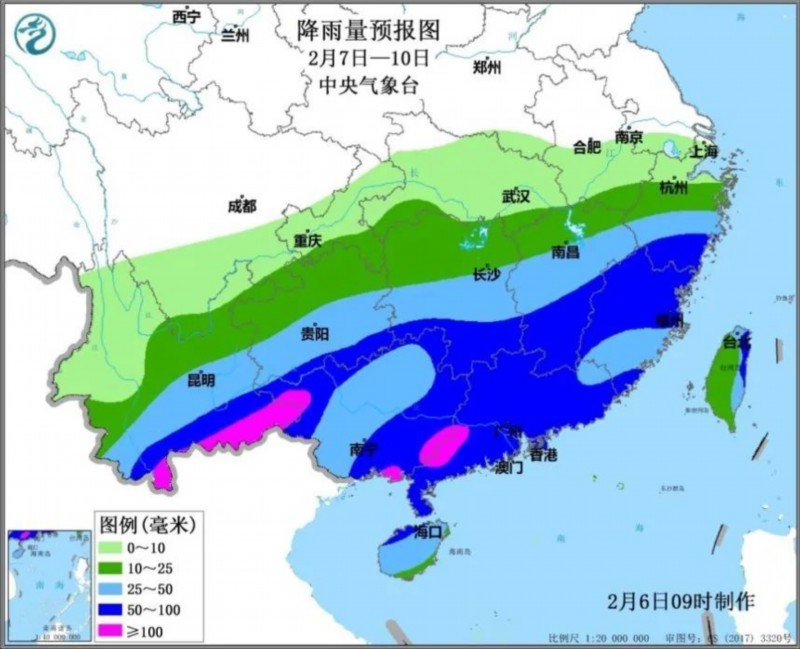 厚衣服先不要收！南方降雨将持续至春节前 这波降雨有多强？