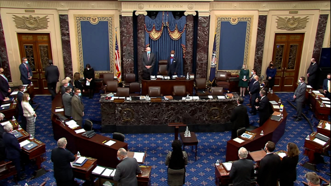 美国参议院正式开始审理前总统特朗普弹劾案