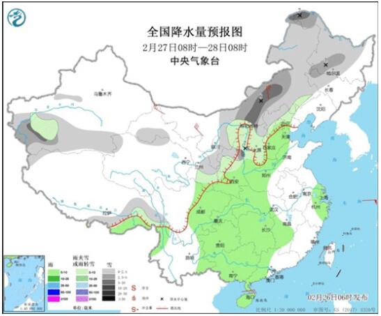 又来了！新一轮更大范围雨雪来袭 周末将覆盖我国六成国土
