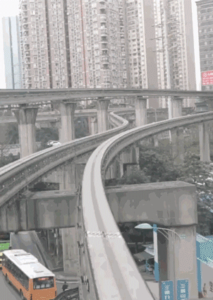 重庆现大波浪公路 开车如坐过山车 这座8D城市,真是太神奇了!