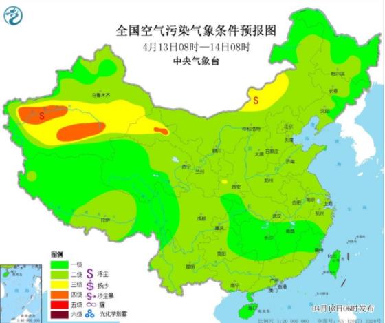又来！沙尘天气明起再袭西北华北等地 局地或有沙尘暴现身
