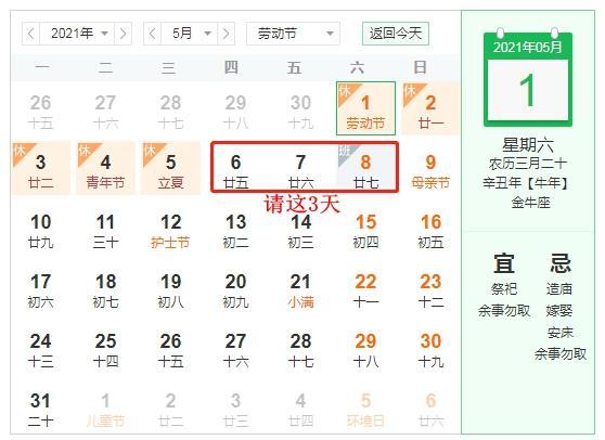 @想出游的你!五一加班5天抵平时上班11天，拼假工资你怎么选？