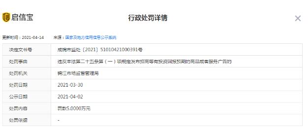 关晓彤父母公司新增行政处罚5万元,到底发生了什么?