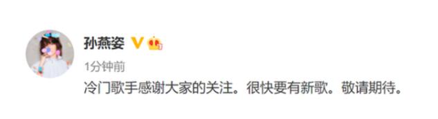 孙燕姿回应被叫冷门歌手 连肖战都出来为孙燕姿打抱不平