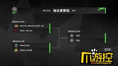 英雄联盟2021MSI淘汰赛赛程  2021MSI半决赛赛程