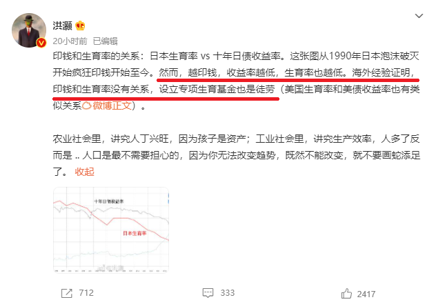 任泽平“印2万亿解决人口问题”可靠吗？婴童概念股先涨了再说