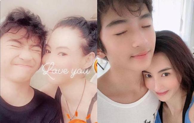 张柏芝发图称与长子拍拖 打扮精致享受母子时光