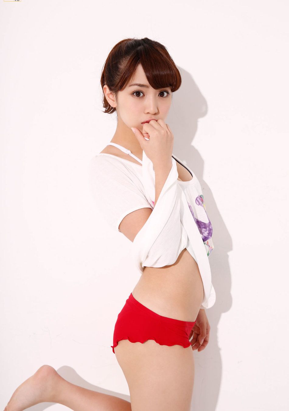 日系少女奥仲麻琴泳衣性感写真甜美迷人
