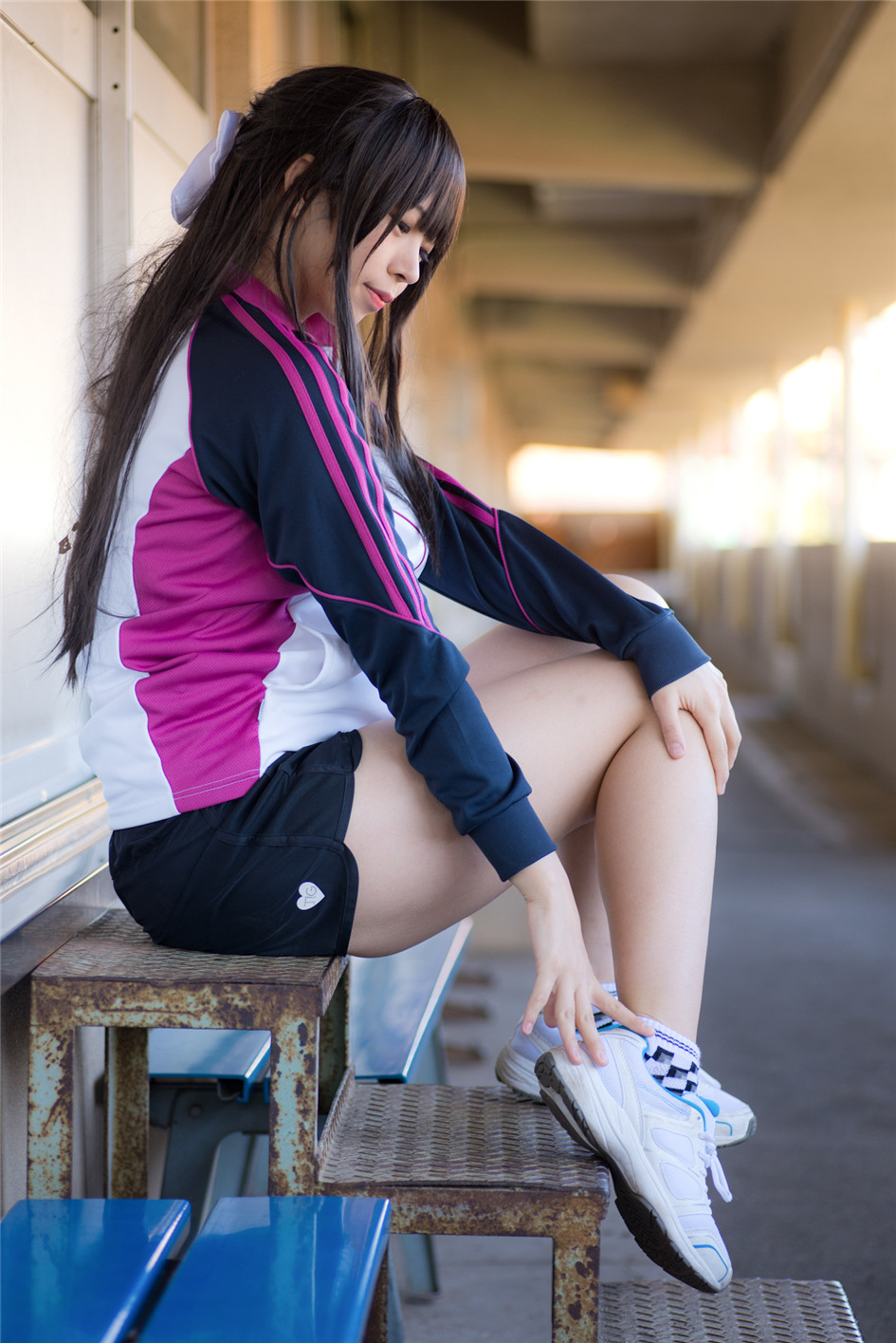 性感诱惑网袜兔女郎美腿妖娆长发迷人诱惑