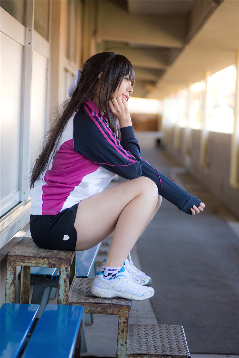 性感诱惑网袜兔女郎美腿妖娆长发迷人诱惑