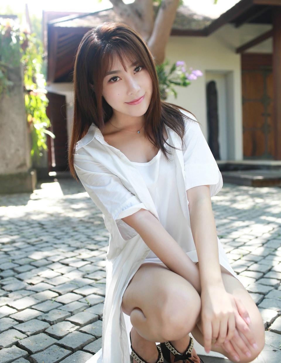 沙巴旅拍的纯美女生许诺Sabrina迷人身姿