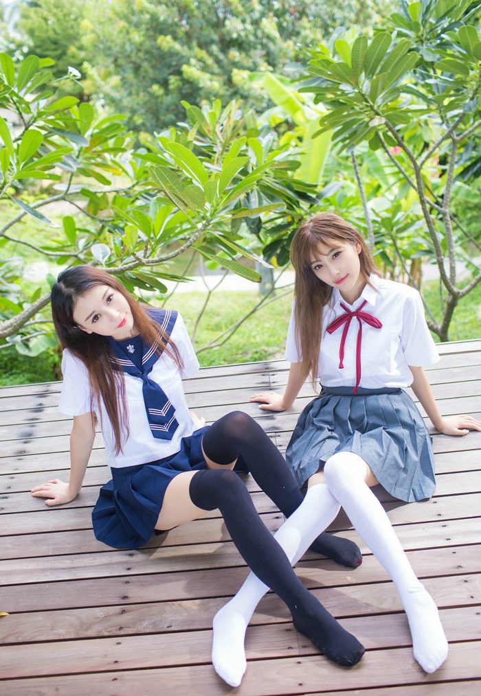 嫩模赵小米Kitty&sugar小甜心CC苏梅岛旅拍性感姐妹花