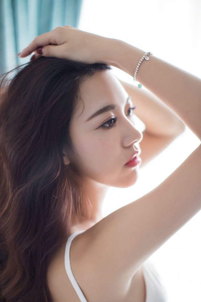 迷人气质嫣儿露背连衣裙诱惑勾魂妖娆居家私房写真