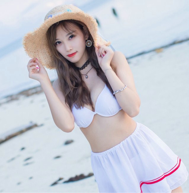 清纯美女杨晨晨sugar海边性感写真
