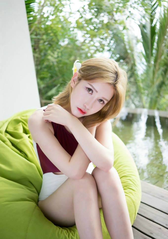 清新户外气质美女于姬Una靓丽写真