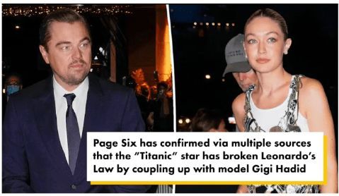 Gigi父亲回应女儿与小李子绯闻：相信他们是好友