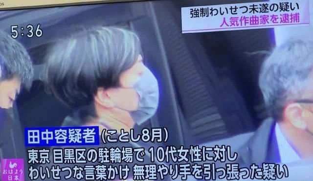日本音乐人田中秀和被曝猥亵女性 路边跟踪少女