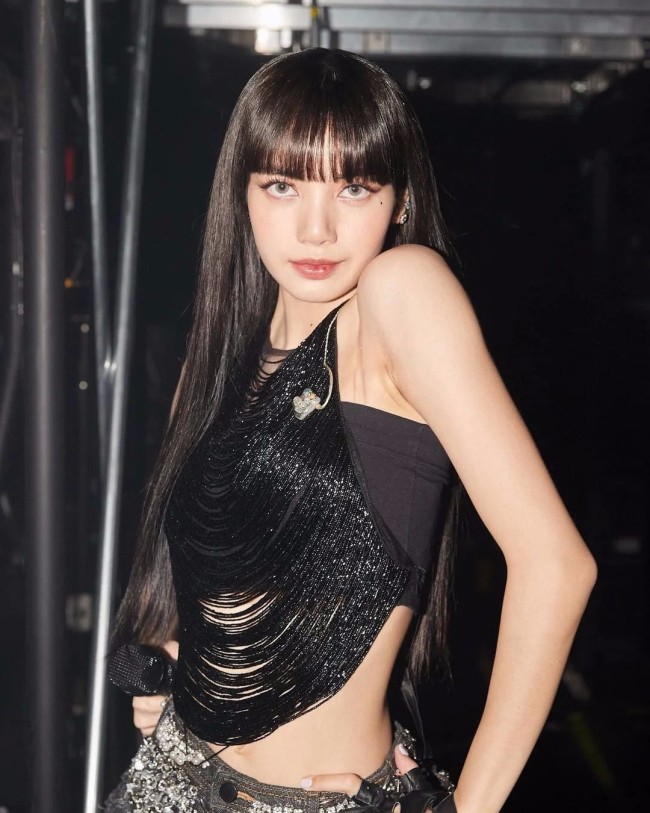 Lisa晒美照又甜又辣 穿舞台装细腰吸睛 
