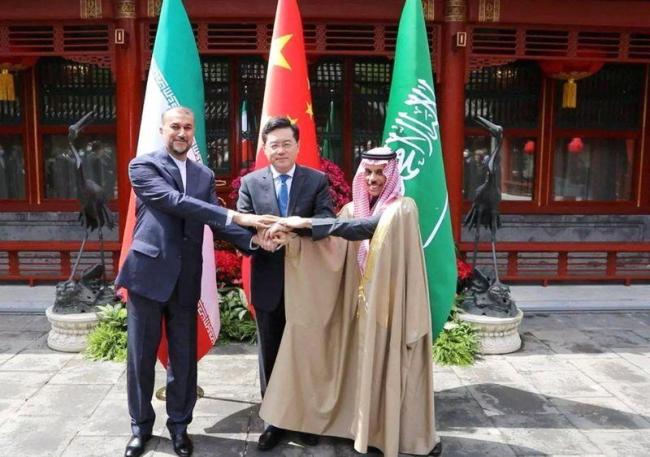 沙伊发表联合声明：将重开使馆、恢复航班、扩大合作…感谢中国主办会议