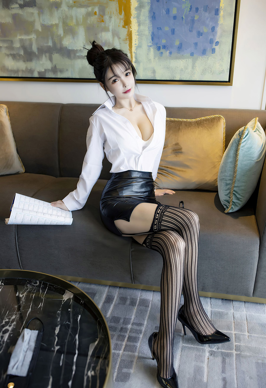 南初妹妹经典的秘书职业装主题系列