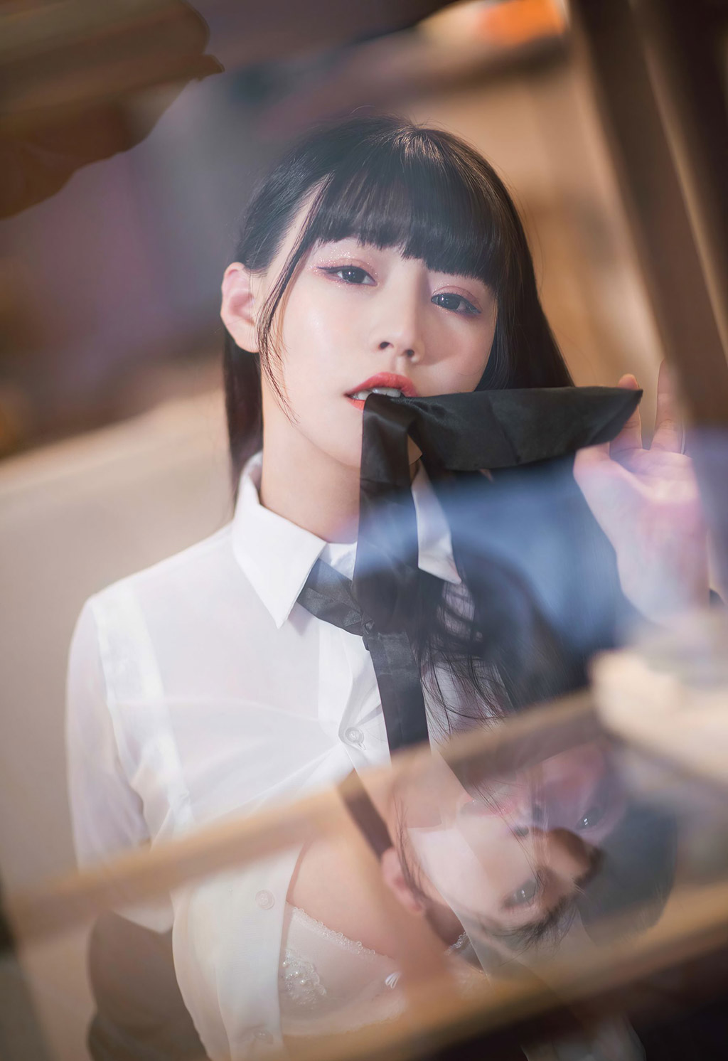 朱可儿Flower图书馆令人想入非非的女神
