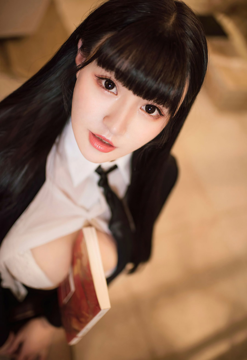 朱可儿Flower图书馆令人想入非非的女神