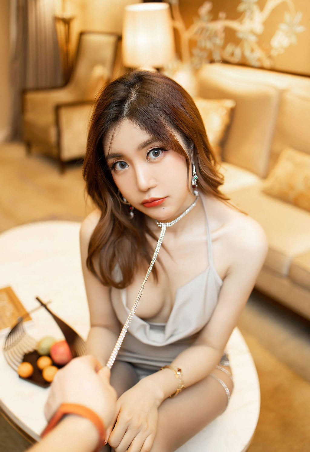 Carina梦绮私房下极致朦胧魅惑丝袜美腿