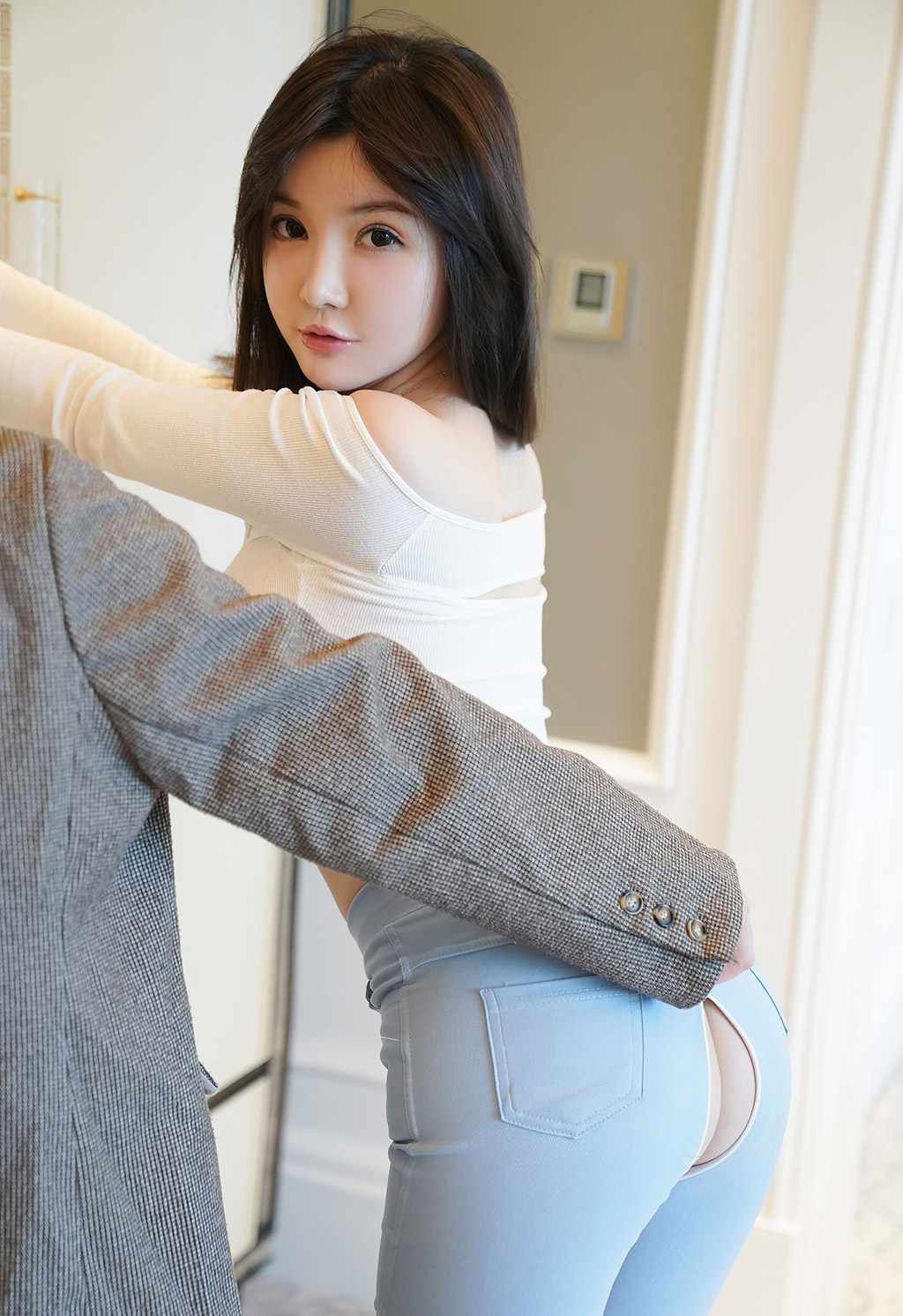 糯美子MINIbabe牛仔裤的诱惑