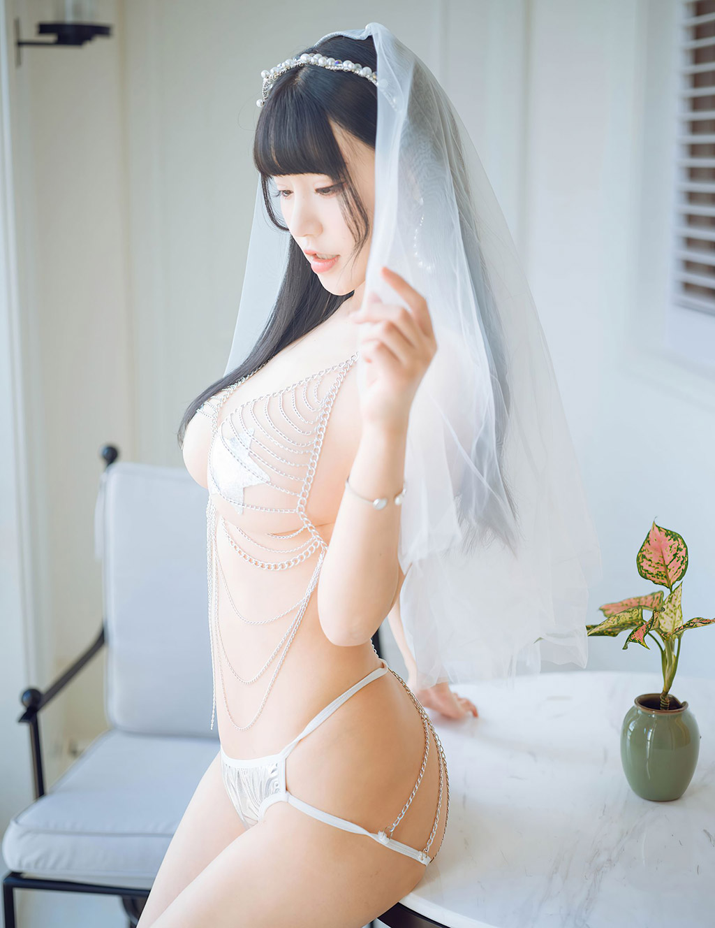 朱可儿Flower轻纱弥漫婀娜姿态美丽性感